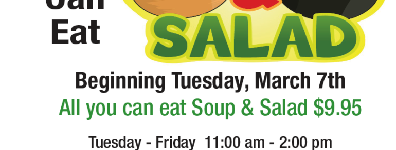 All You Can Eat Soup & Salad