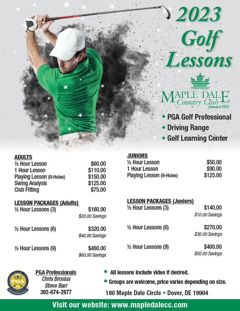 Golf Lessons Maple Dale County Club
